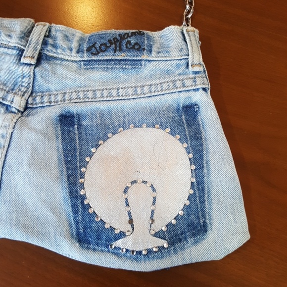 BOHO Chic Denim shoulder bag - Picture 3 of 8